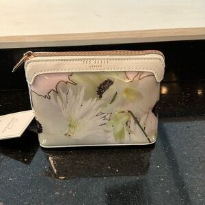 NWT Ted Baker Pearly Petal make up bag